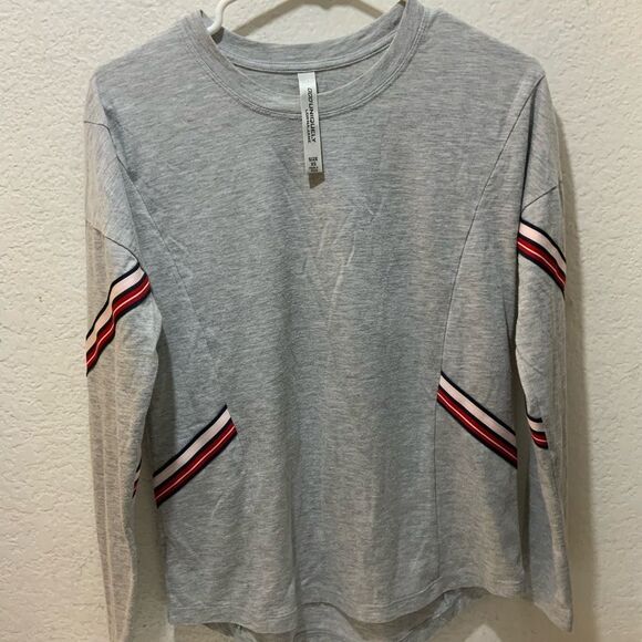 Lorna Jane Athleisure Striped Long Sleeve Top Lightweight Yoga Pilates Size XS - Picture 5 of 8